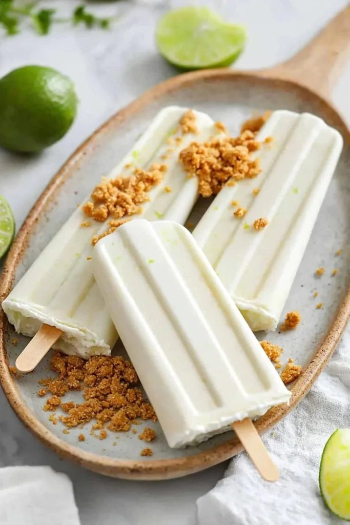 Refreshing Key Lime Pie Popsicles for a delicious summer treat.