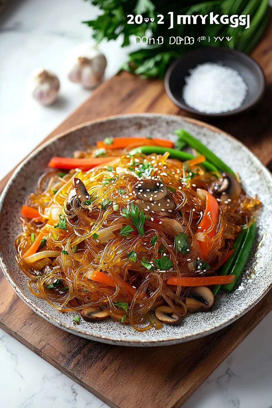 Korean Stir-Fried Glass Noodles