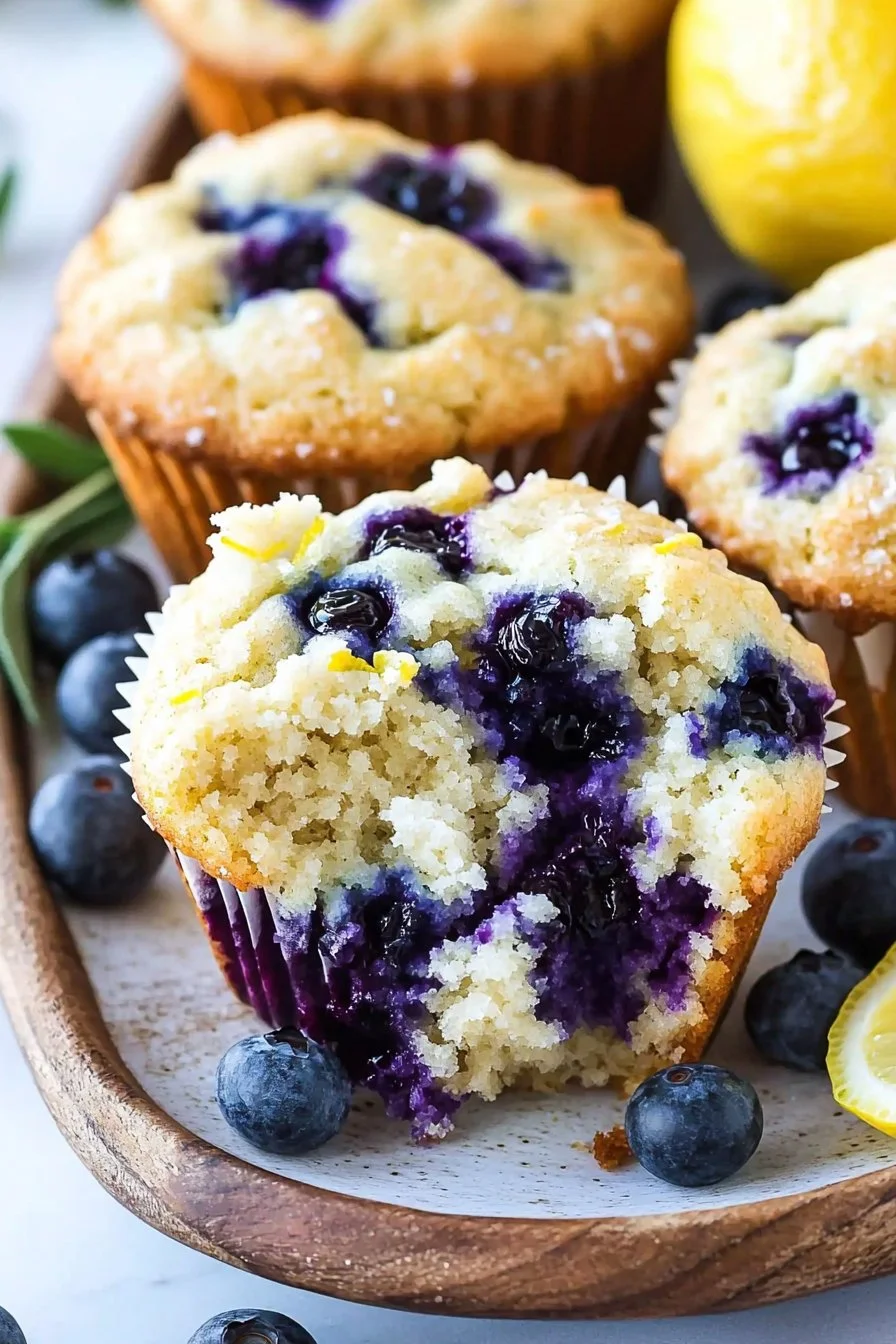 Lemon Blueberry Muffins
