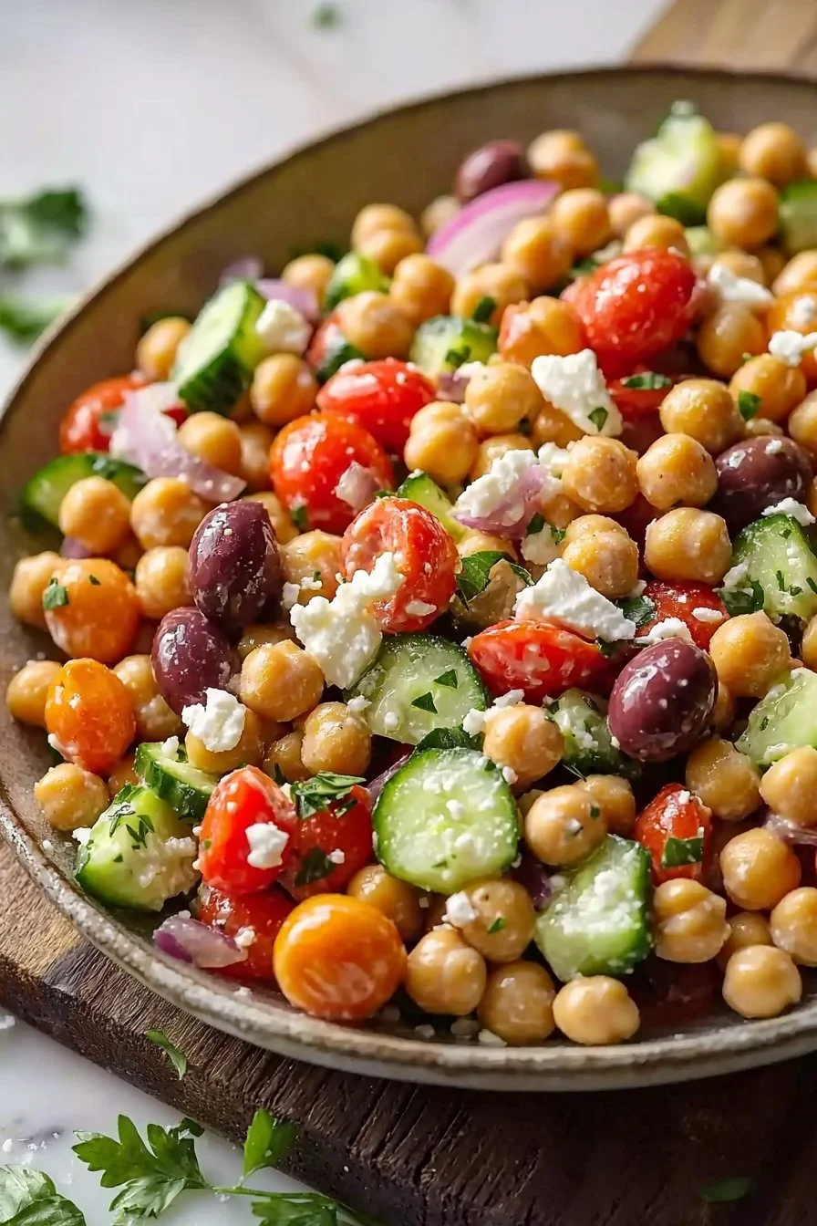 Mediterranean Chickpea Salad