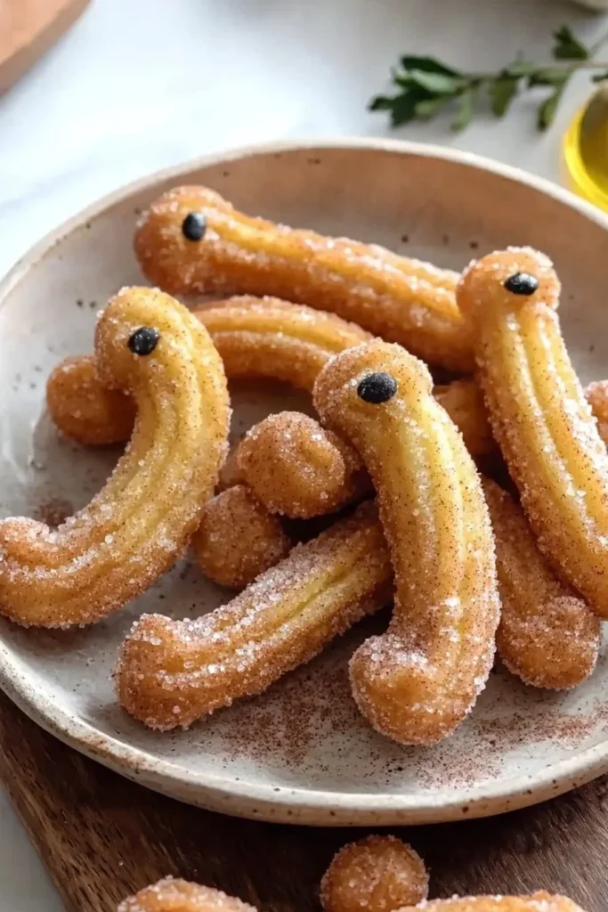Delicious mini bear churros, perfect for a fun dessert or snack