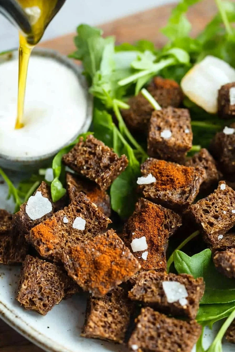 Pumpernickel Croutons