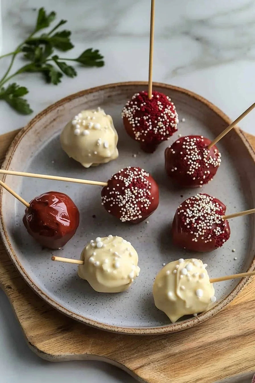 Red Velvet Cake Pops