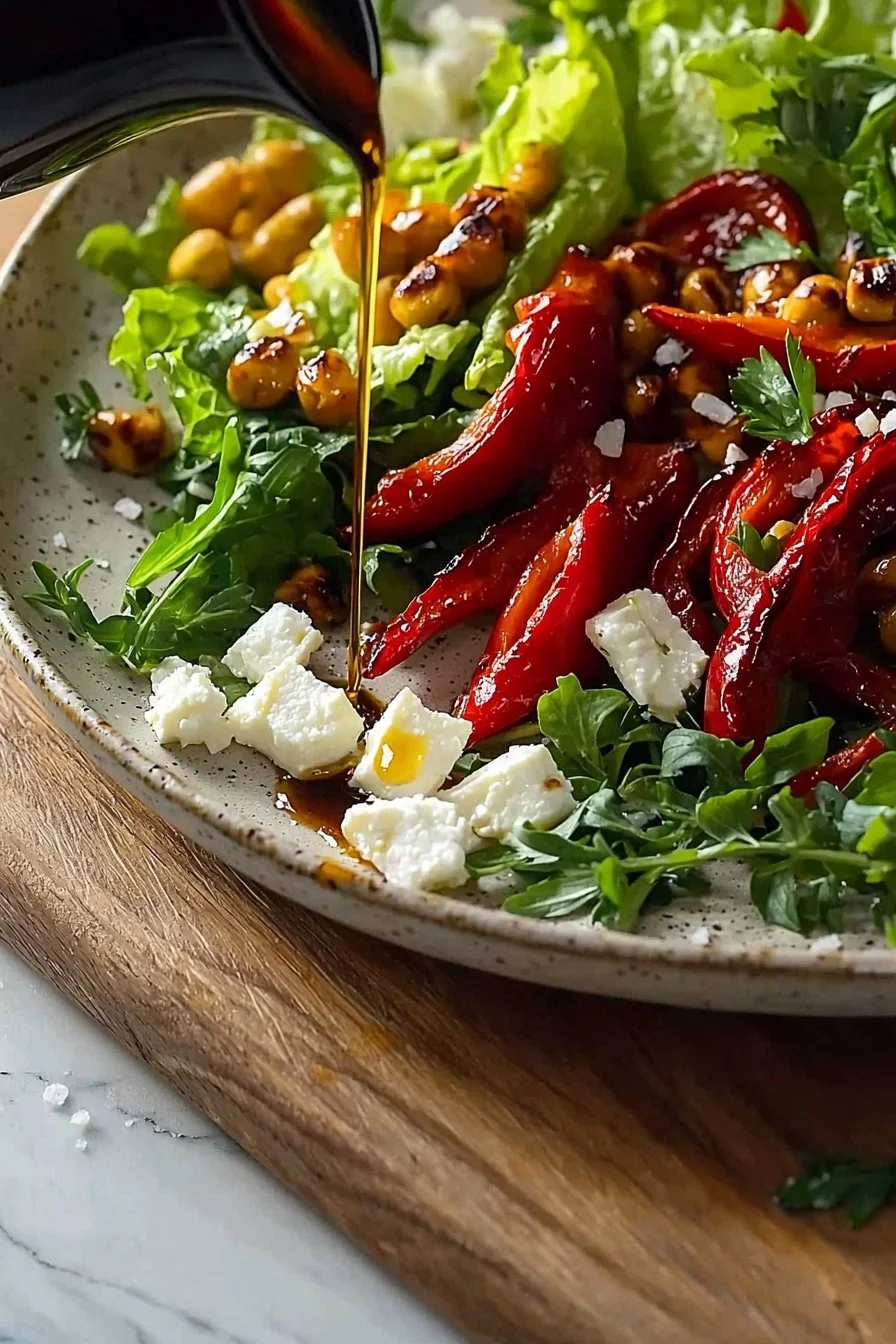 Roasted Red Pepper Salad