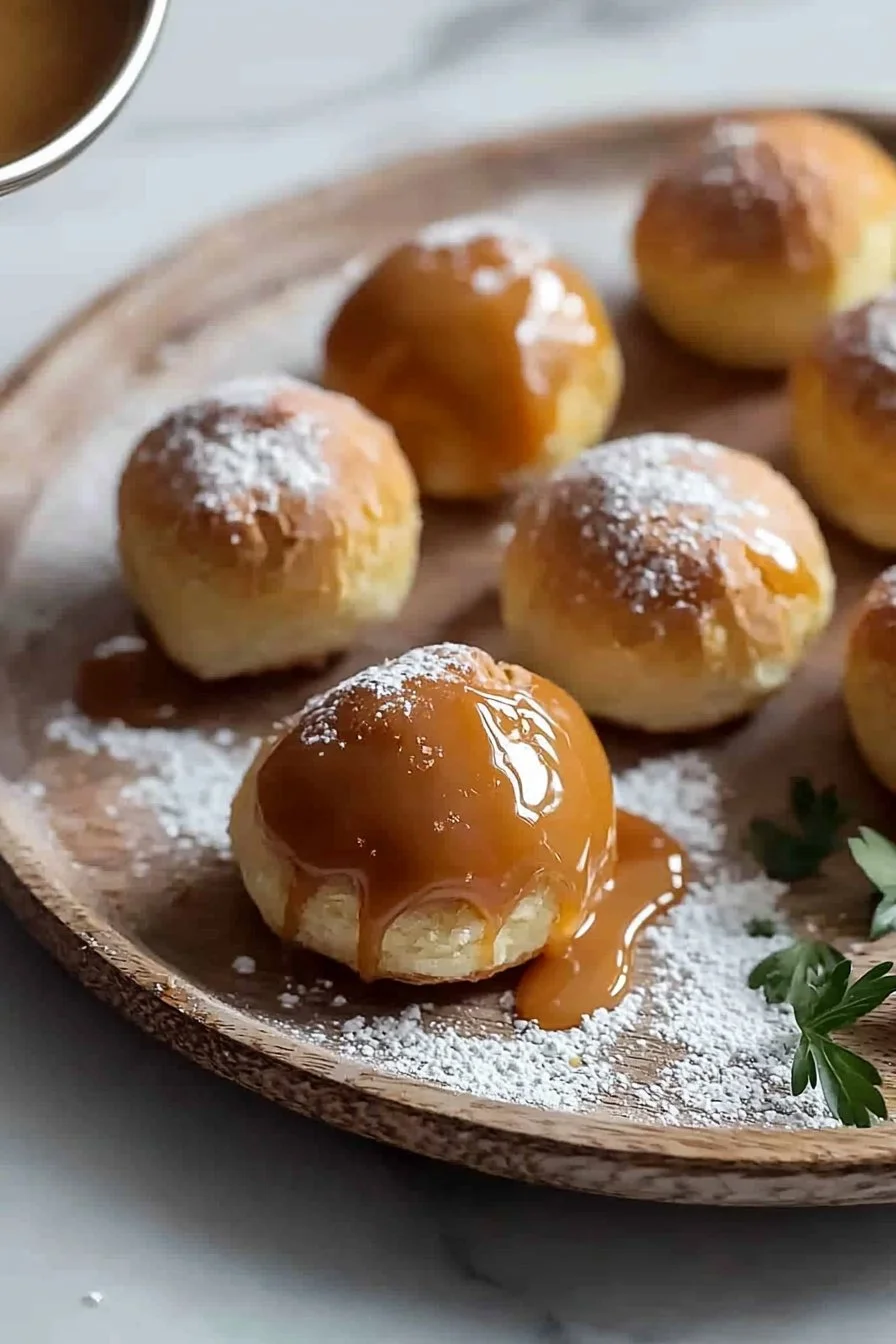 Salted Caramel Profiteroles