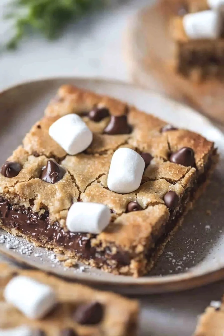 S'mores Cookie Bars