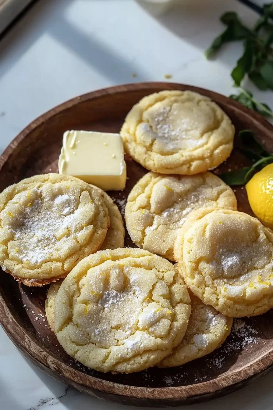 Soft and Chewy Lemon Cookies