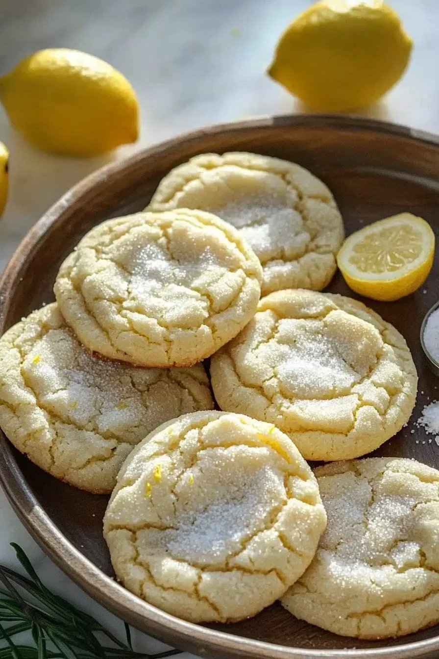 Soft and Chewy Lemon Cookies