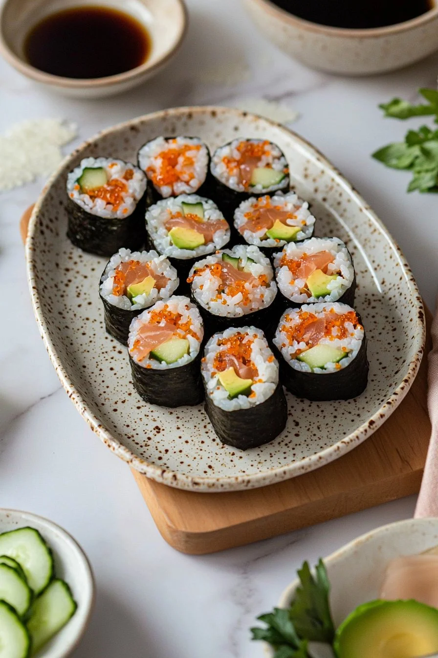Spicy Fish Roll Sushi