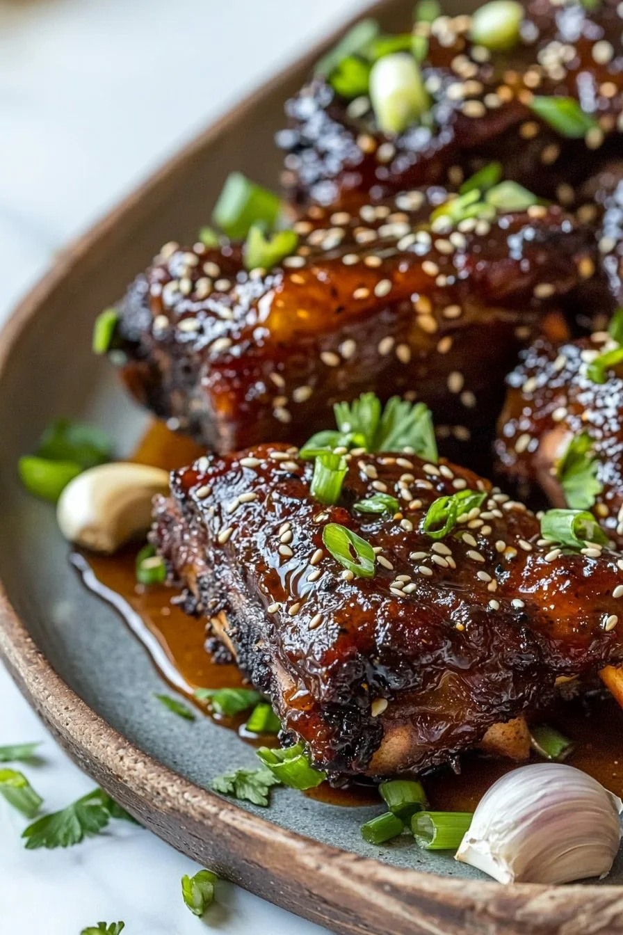 Sticky Asian Slow-Roasted Beef Short Ribs