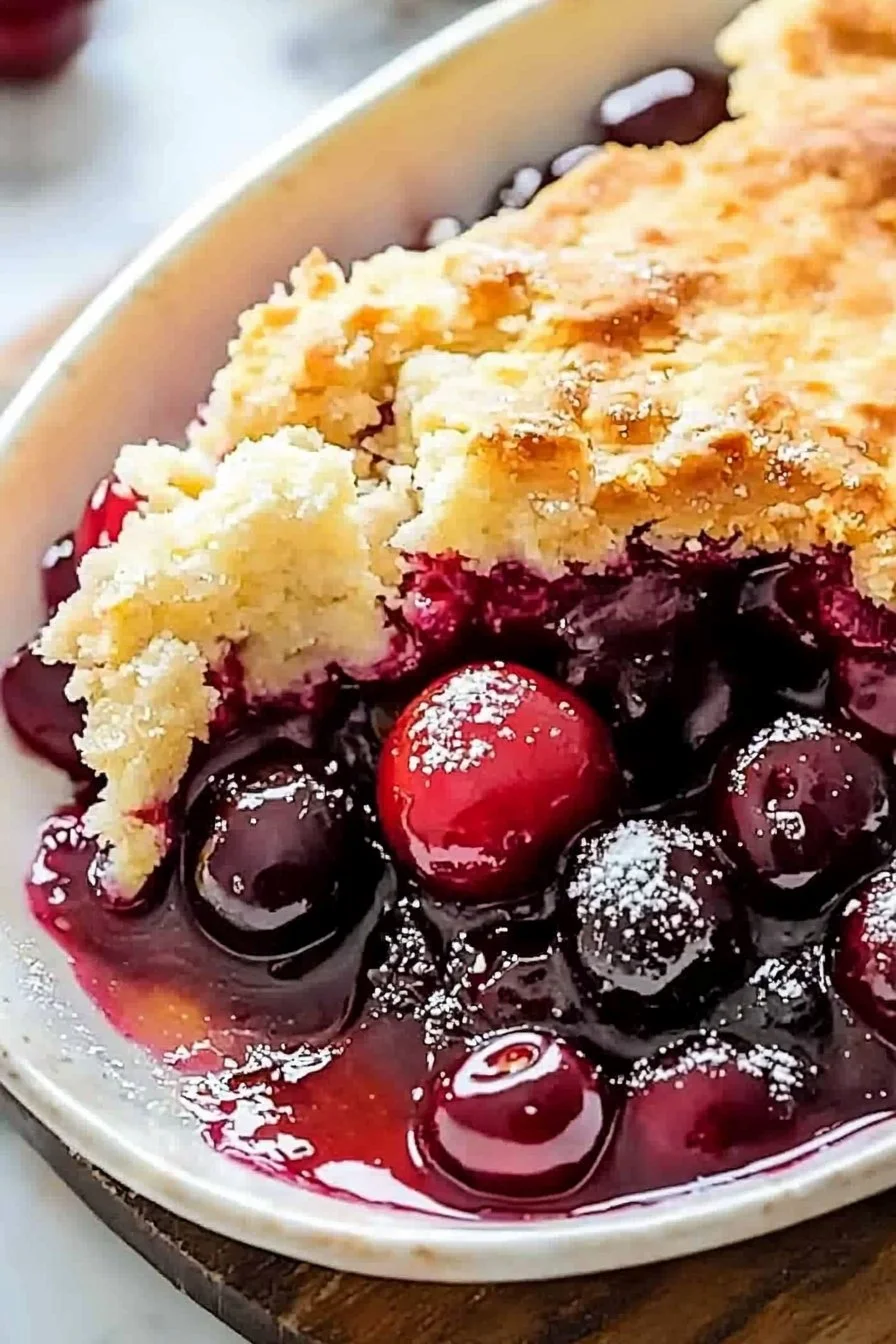 Sweet Cherry Cobbler