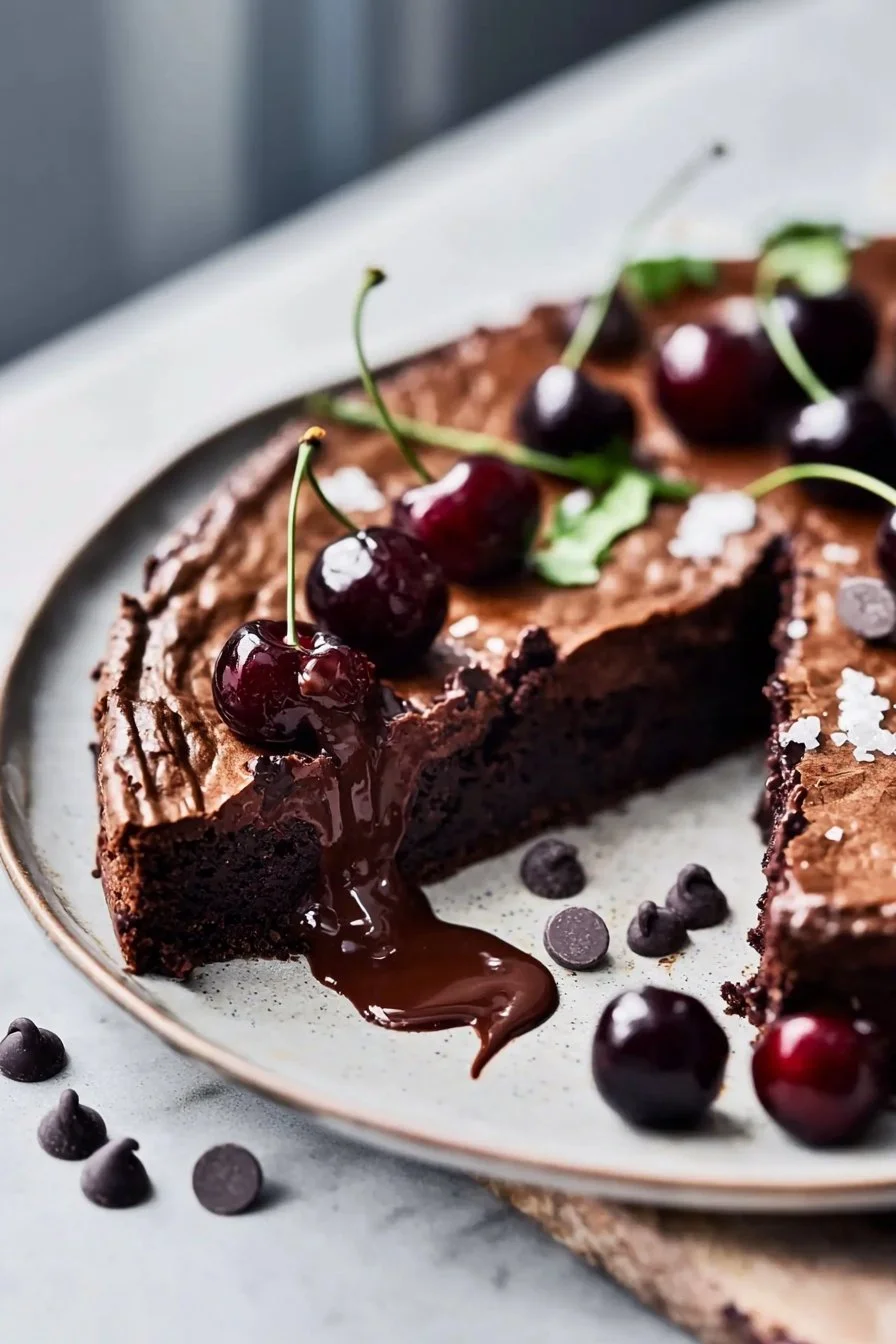 The Best Chocolate Cherry Cake