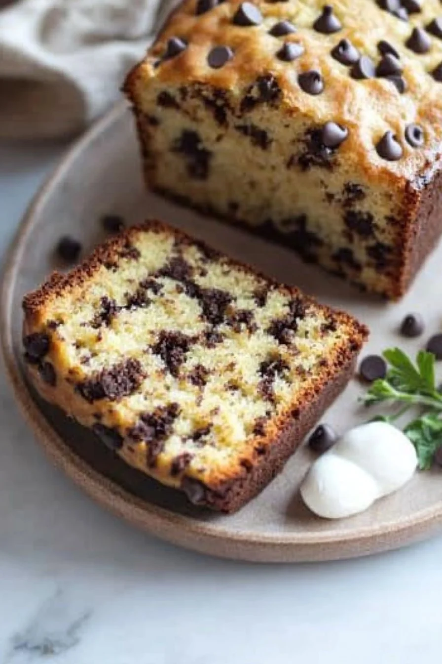 The Best Chocolate Chip Loaf Cake