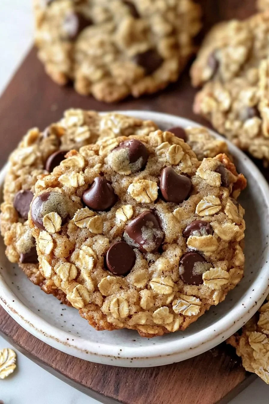 The Best Oatmeal Chocolate Chip Cookies