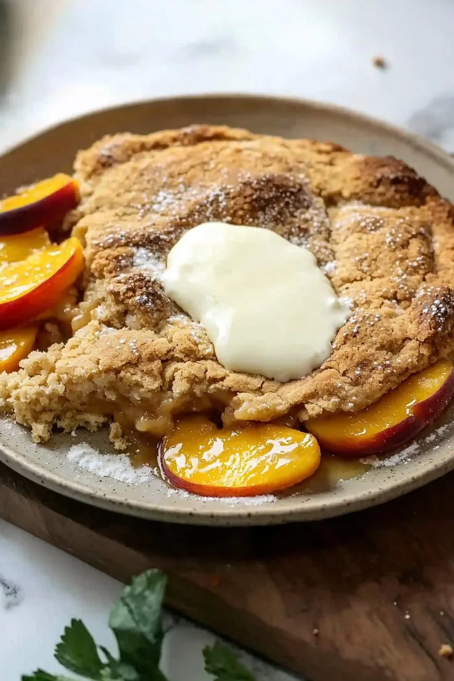 The Best Peach Cobbler Recipe
