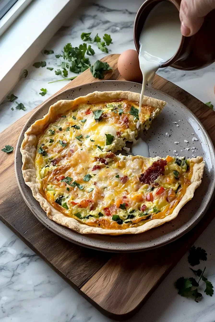 Tortilla Quiche Bake