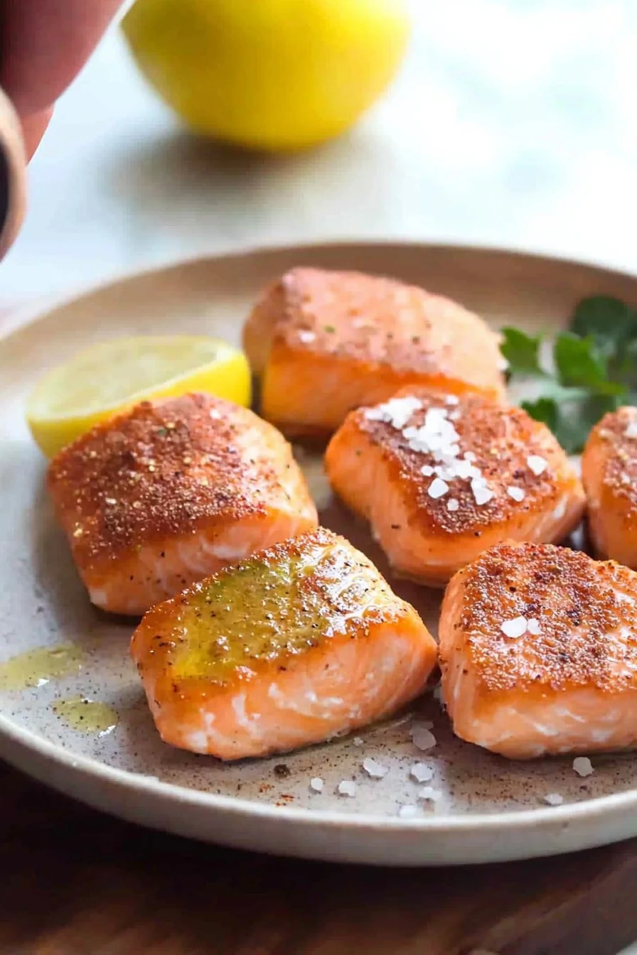 Air Fryer Salmon Bites