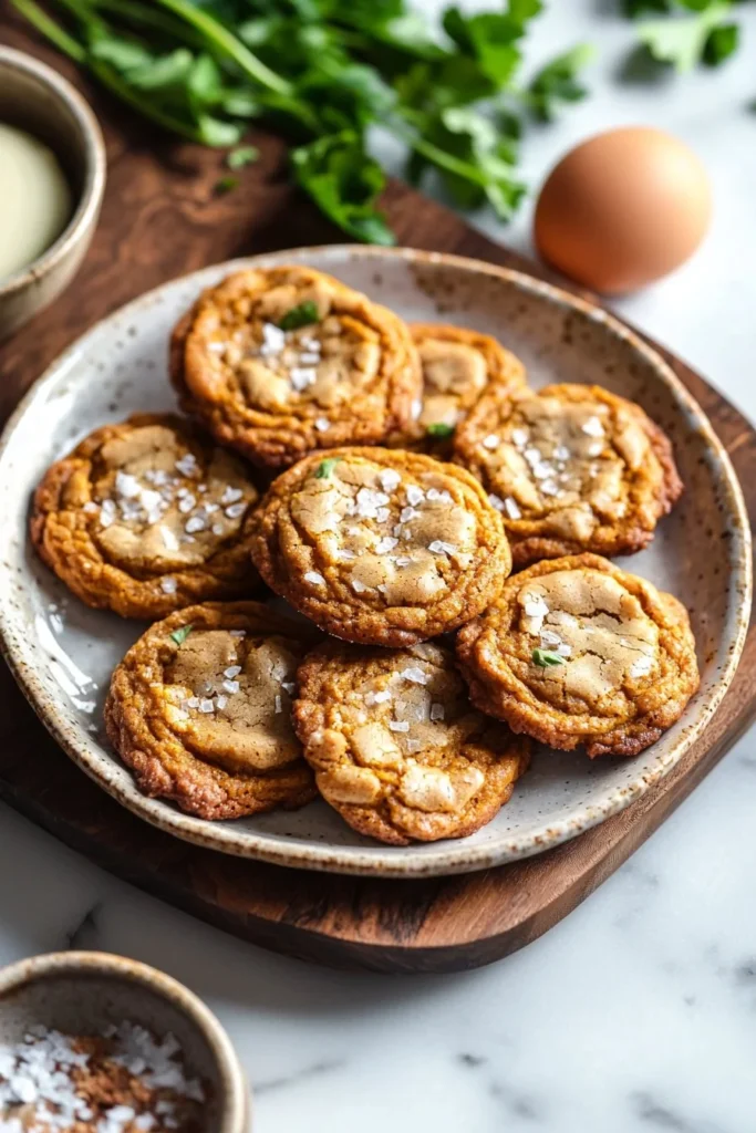 Chewy pumpkin spice cookies with autumn flavors and spices