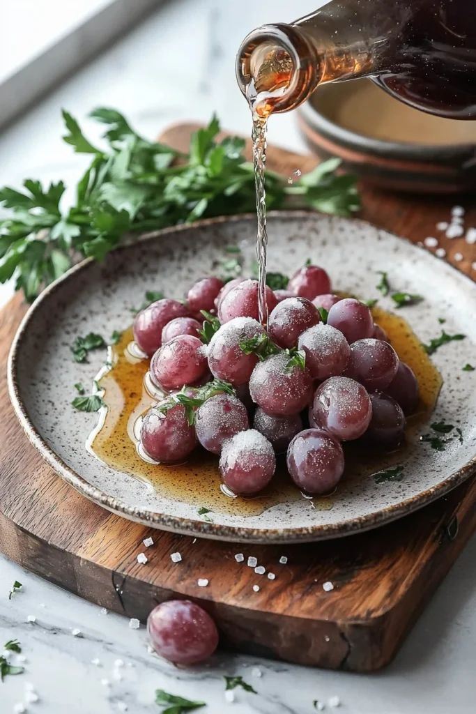 A bunch of Cotton Candy Grapes showcasing their sweet, colorful appearance.