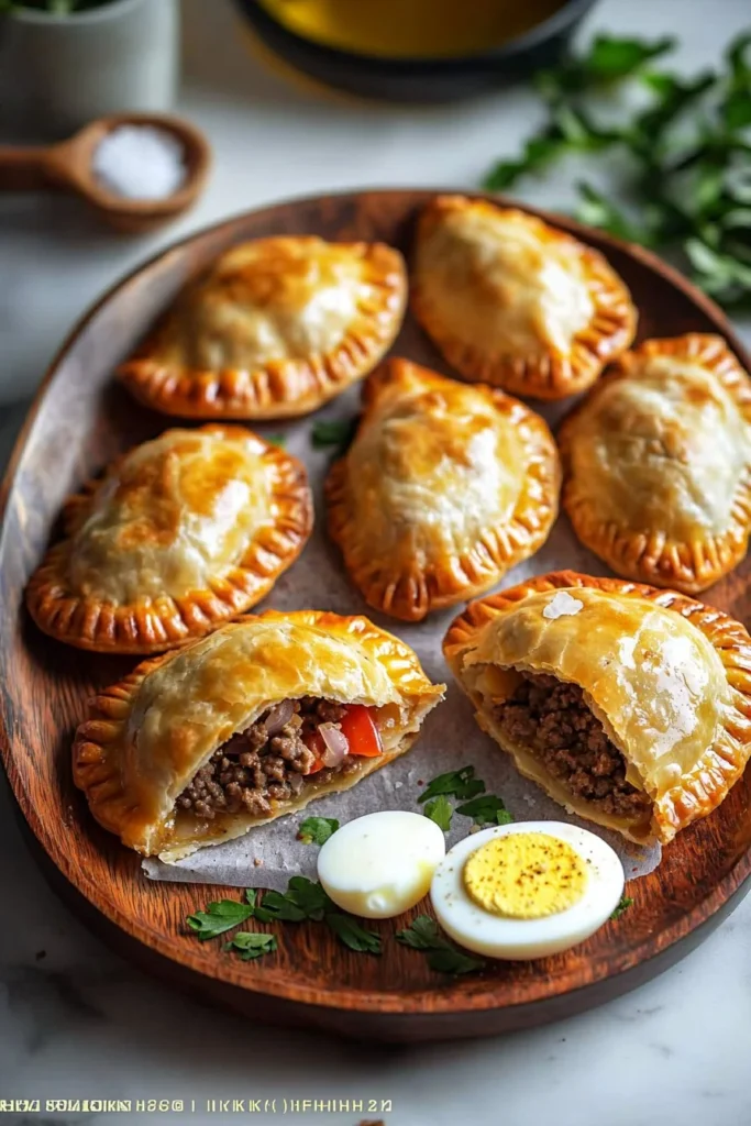 Delicious crispy Argentine empanadas filled with savory ingredients.