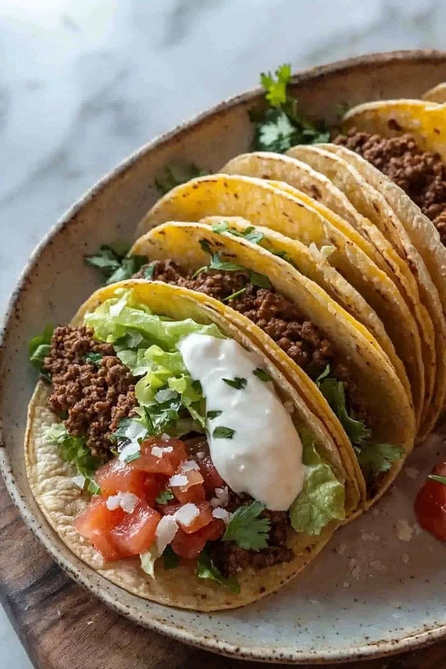 Crispy Beef Tacos