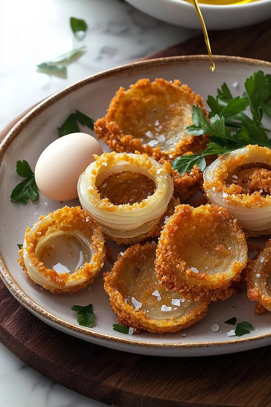 Crispy Onion Ring Chips
