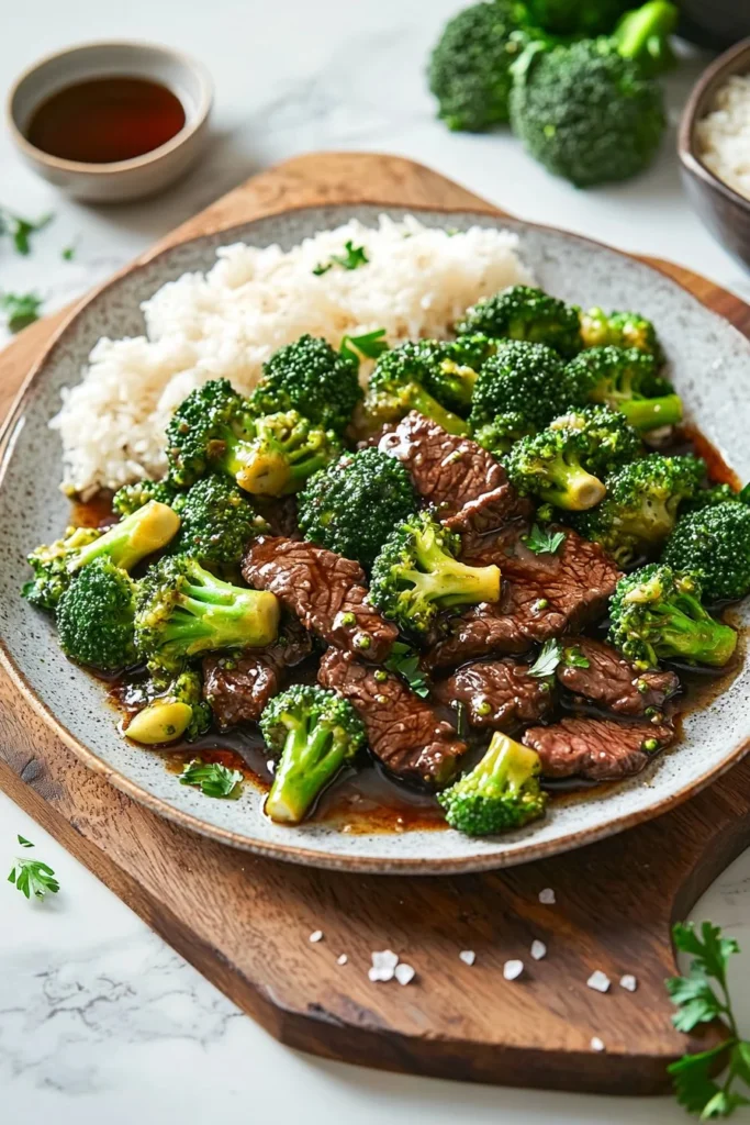 Easy Beef and Broccoli Meal Prep in a bowl with vegetables