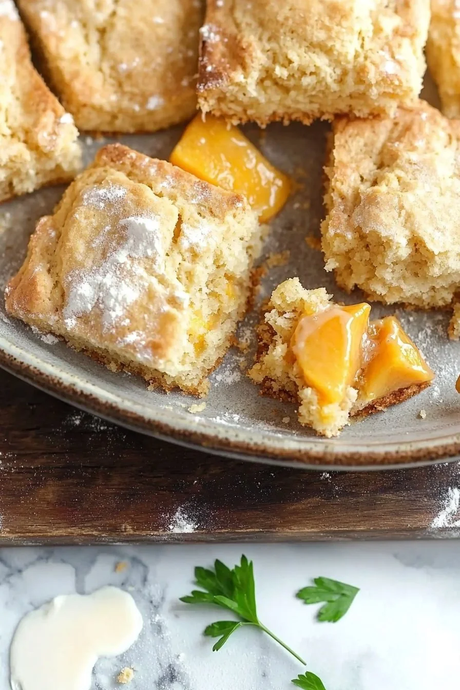 Easy Peach Scones