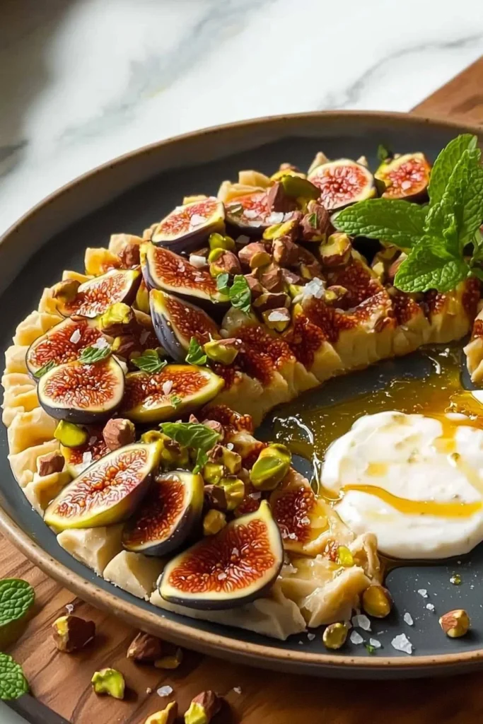 A delectable serving of Fig Soufra showcasing its rich flavors and texture.