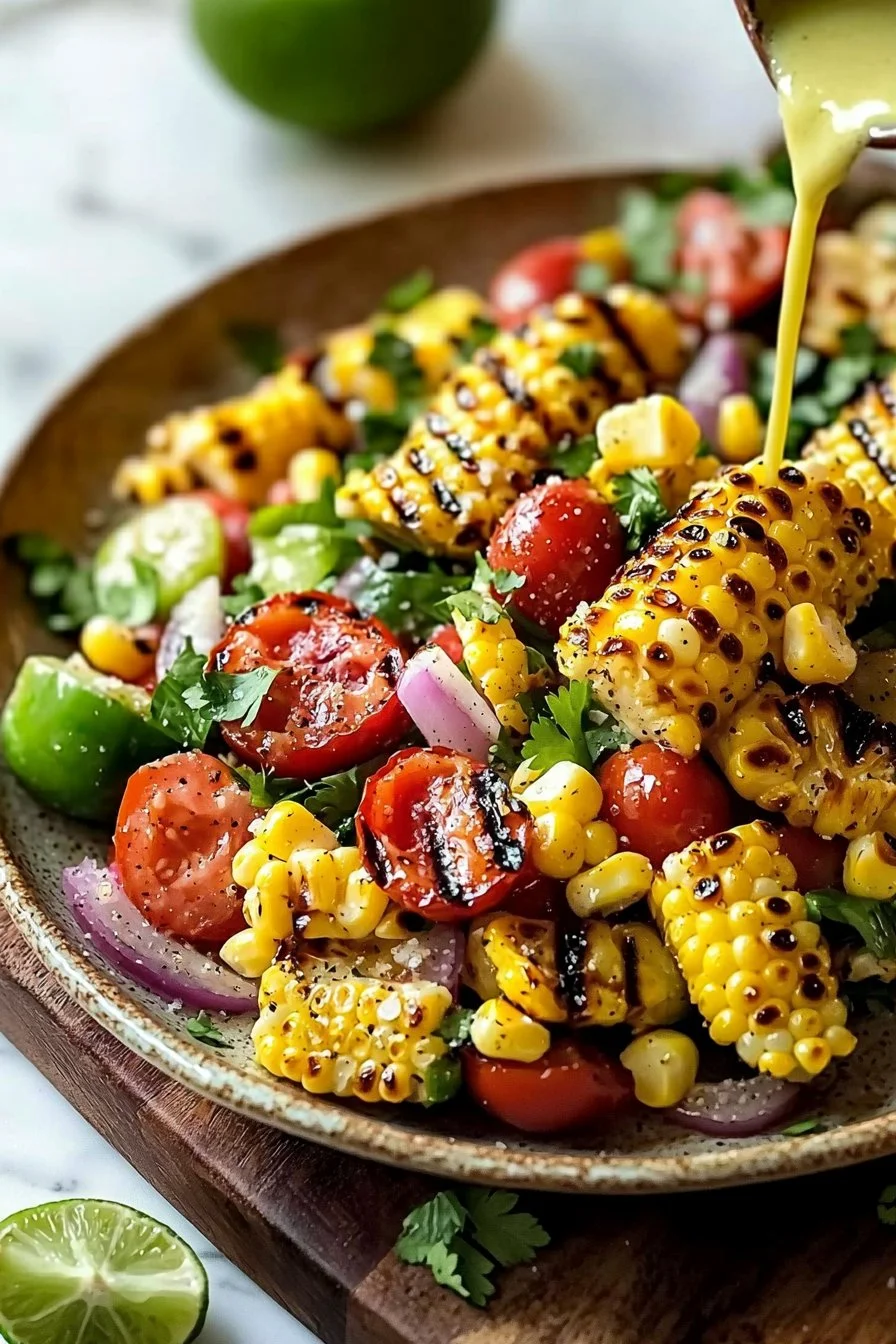 Grilled Corn Salad