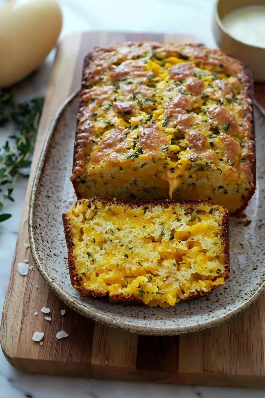 Herb and Cheddar Squash Bread