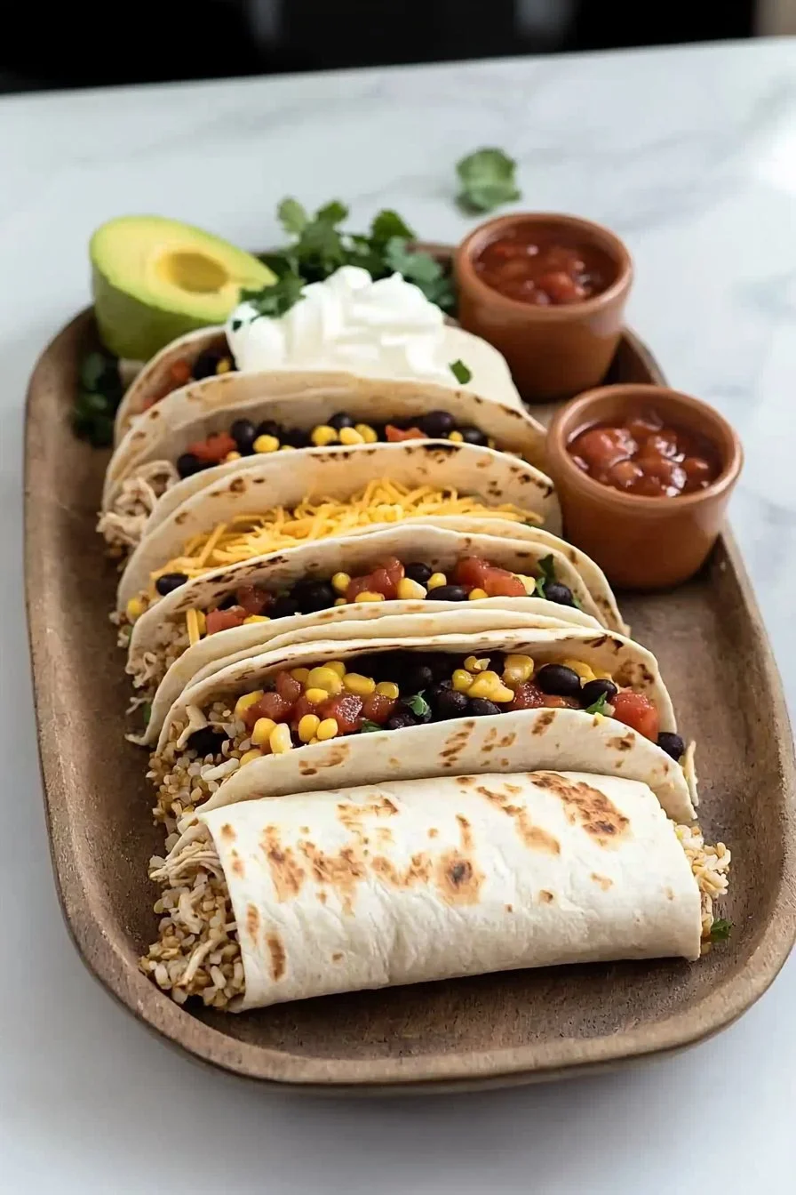 High-Protein Chicken Burritos