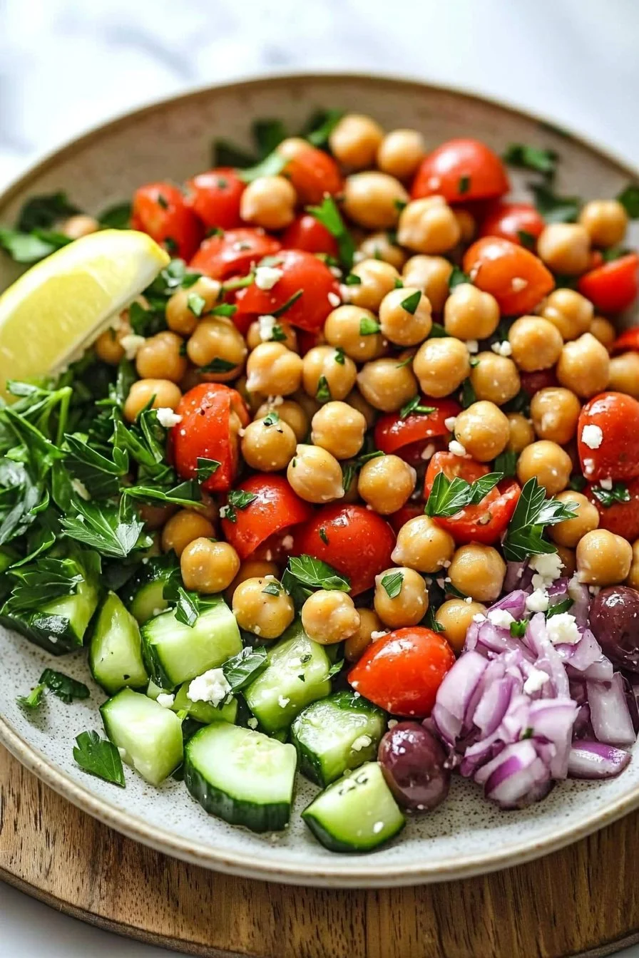 Mediterranean Chickpea Salad