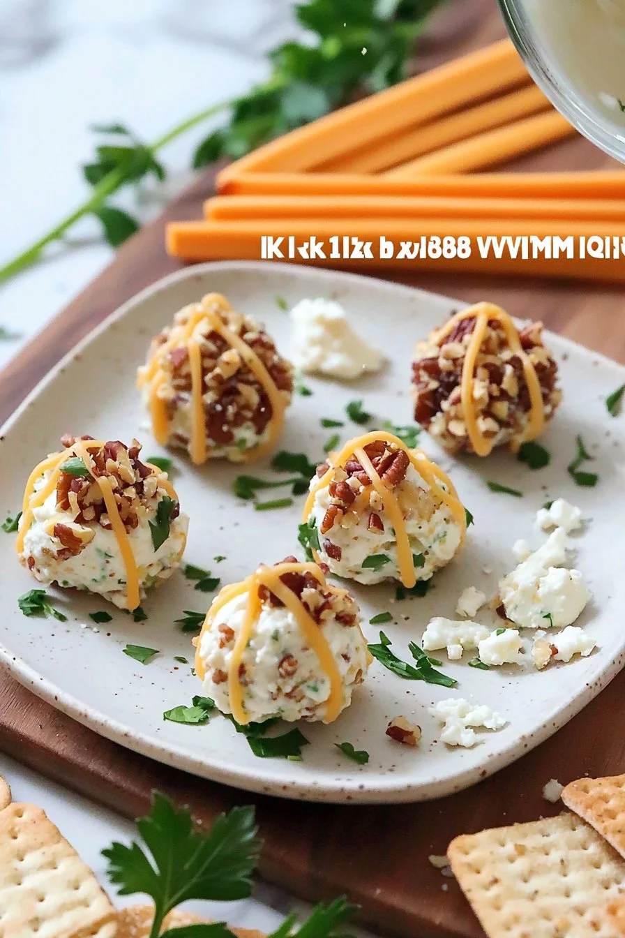 Mini Cheeseball Bites