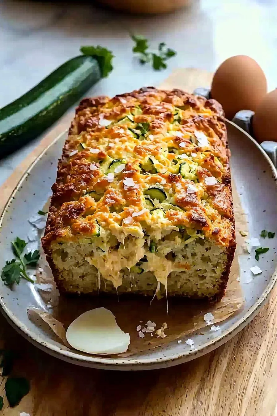 One Bowl Cheesy Zucchini Bread