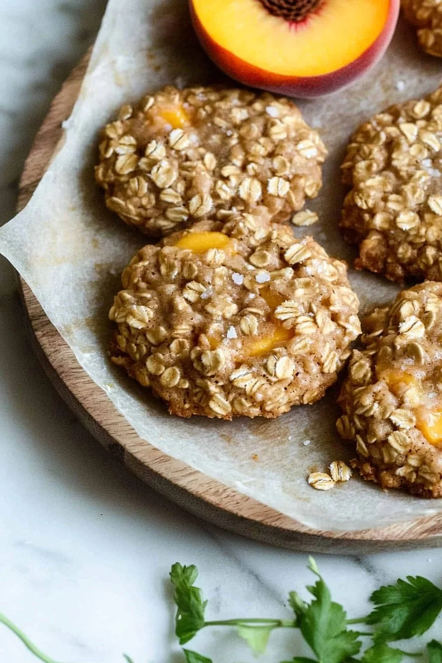Peach Oatmeal Cookies