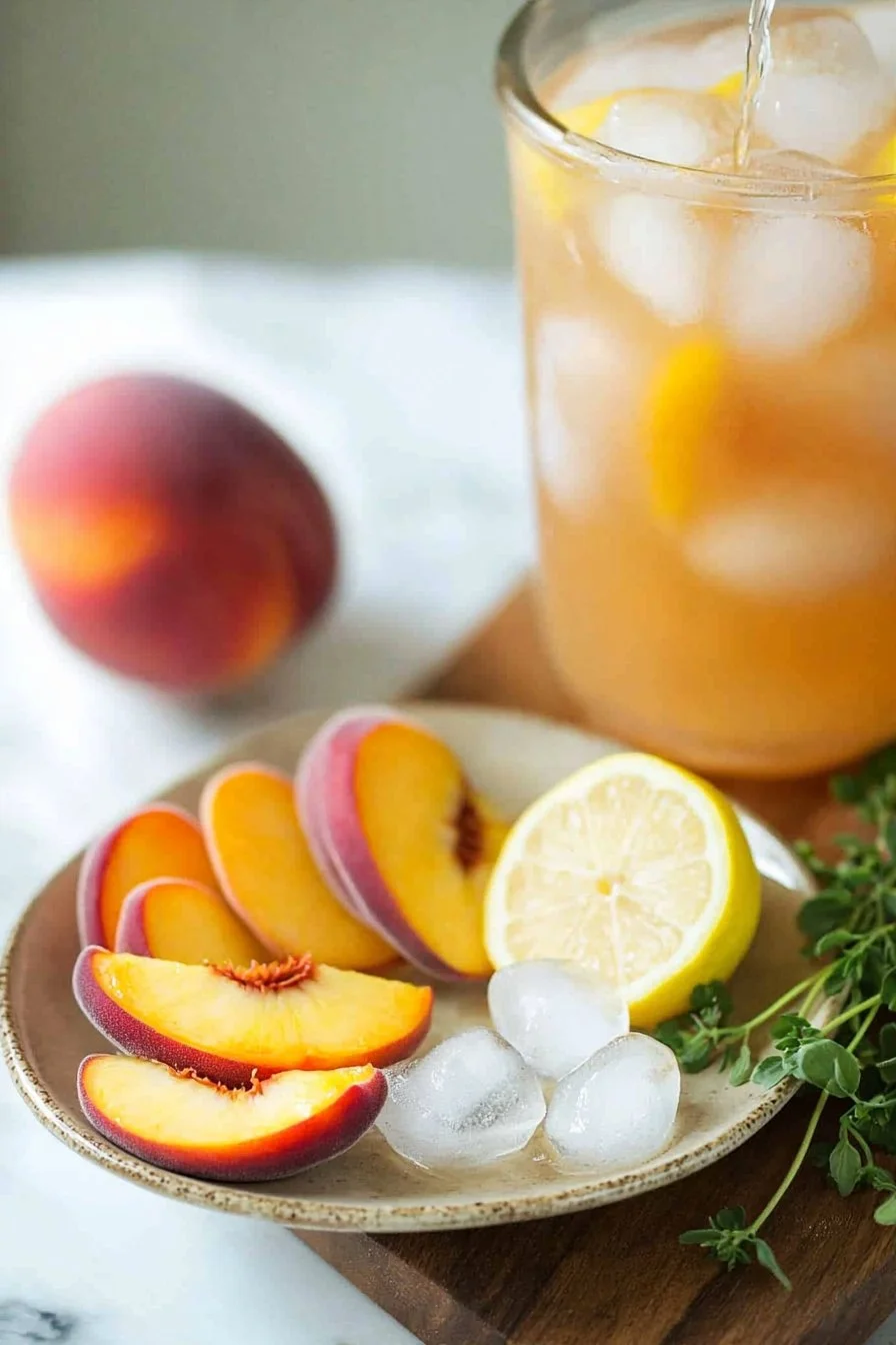 Refreshing Peach Lemonade