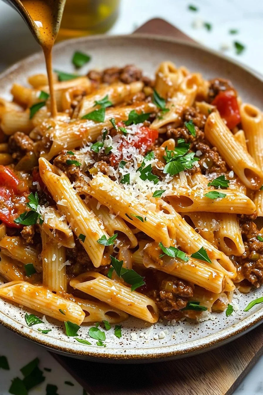Spicy Cajun Beef Pasta