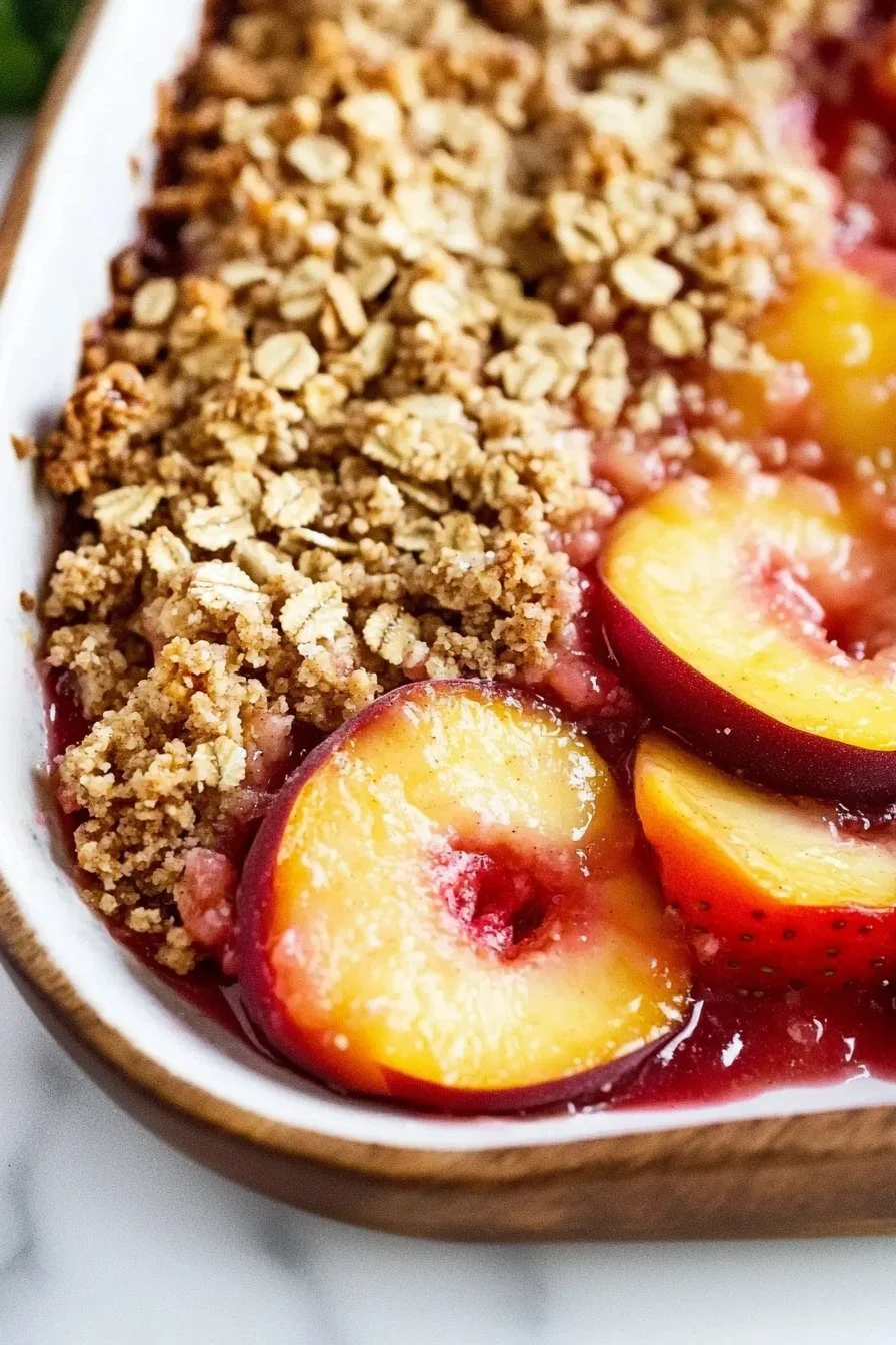Strawberry Peach Crisp