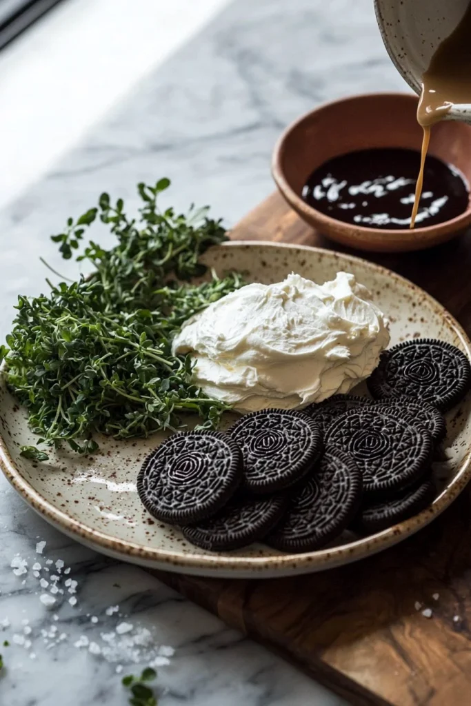 A deliciously simple 3-ingredient Oreo cake made without an oven