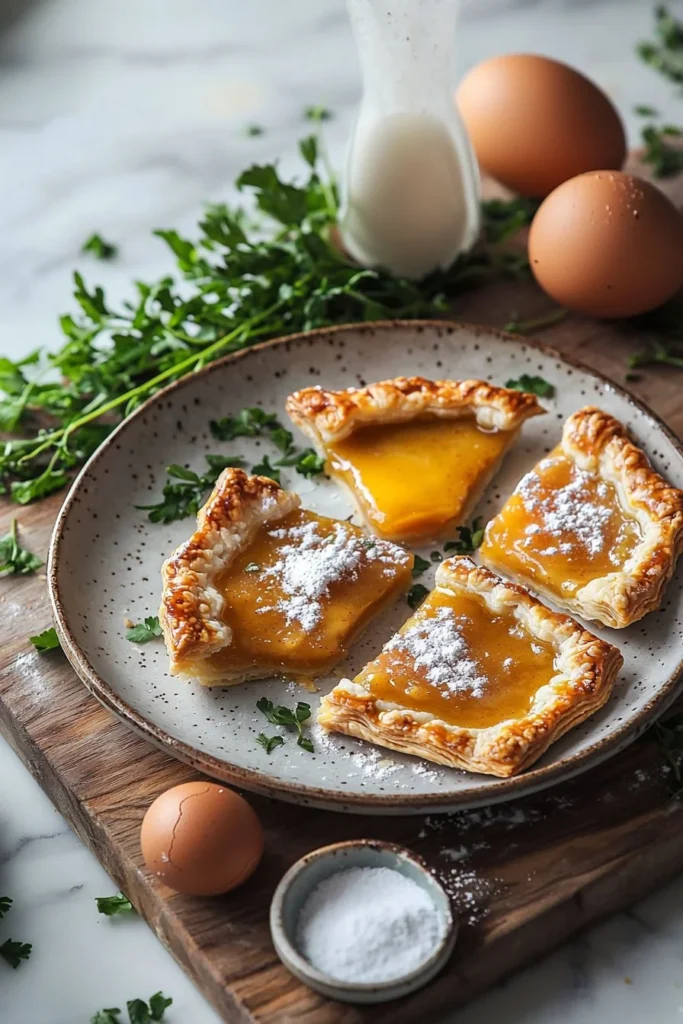 Delicious apple butter pop tarts with a golden flaky crust