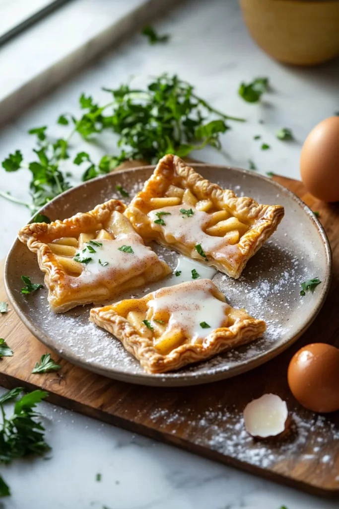 Delicious homemade Apple Cinnamon Pop Tarts fresh out of the oven