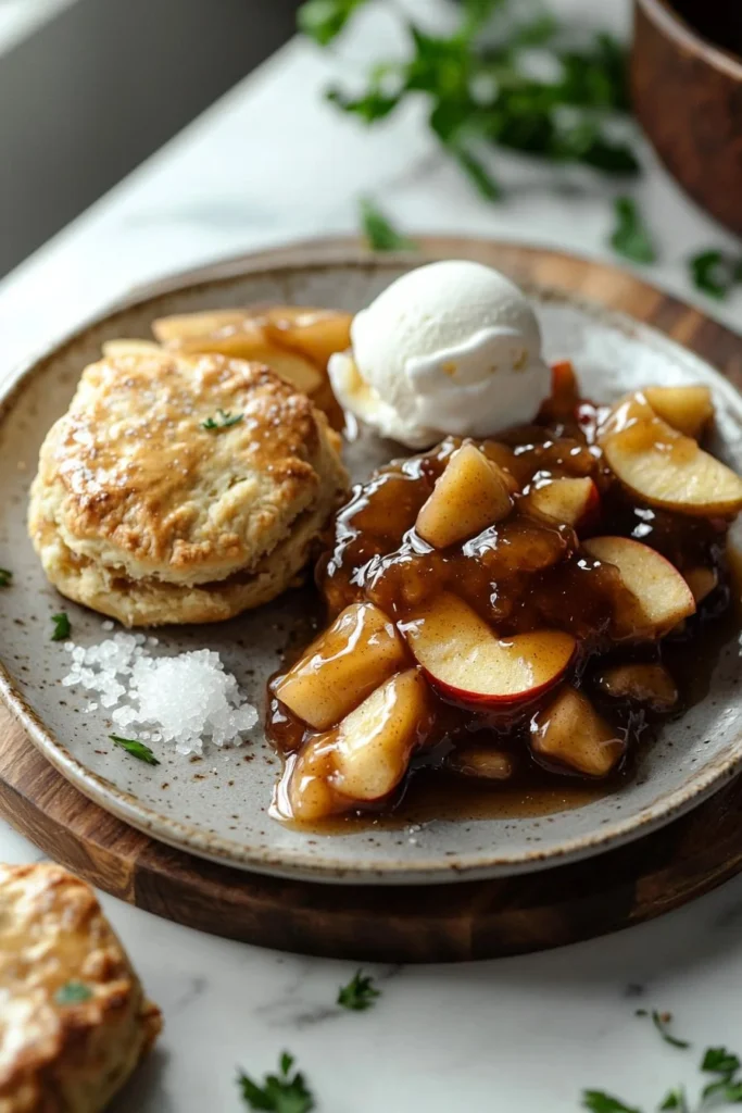 Delicious Apple Pie Bubble Up dessert with a golden crispy crust and apple filling.