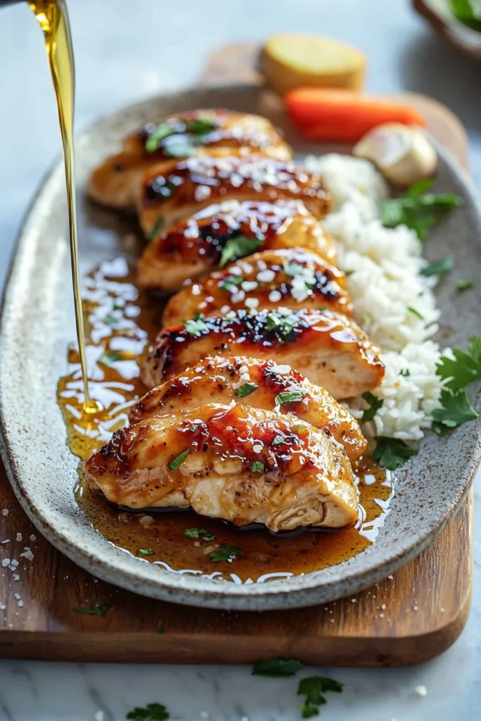 Delicious Blackstone Honey Garlic Chicken recipe with rich flavors