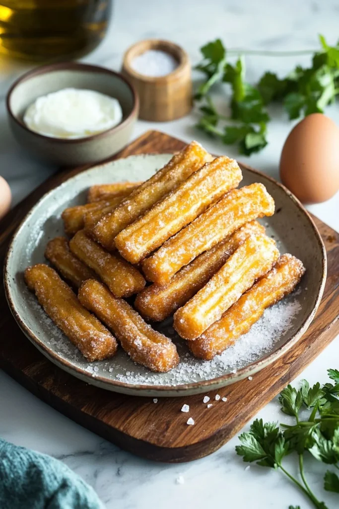 Delicious churro bites dusted with cinnamon sugar, perfect for snacking.