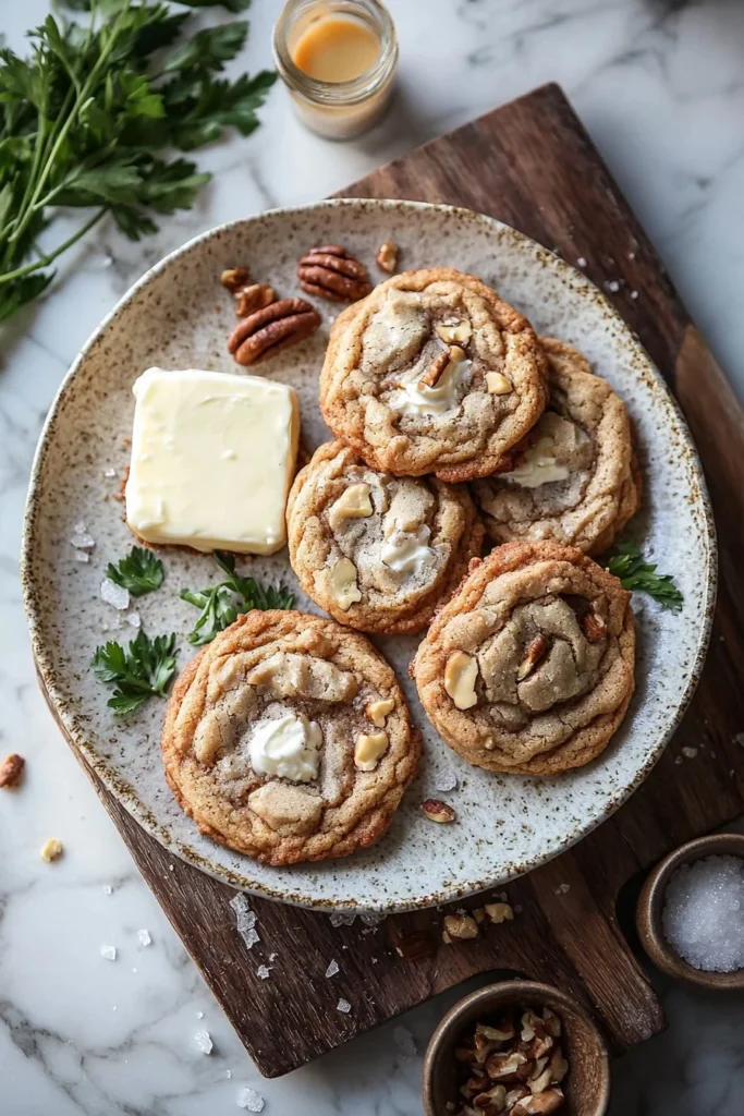 Delicious coffee cake cookies topped with crumbly cinnamon sugar.