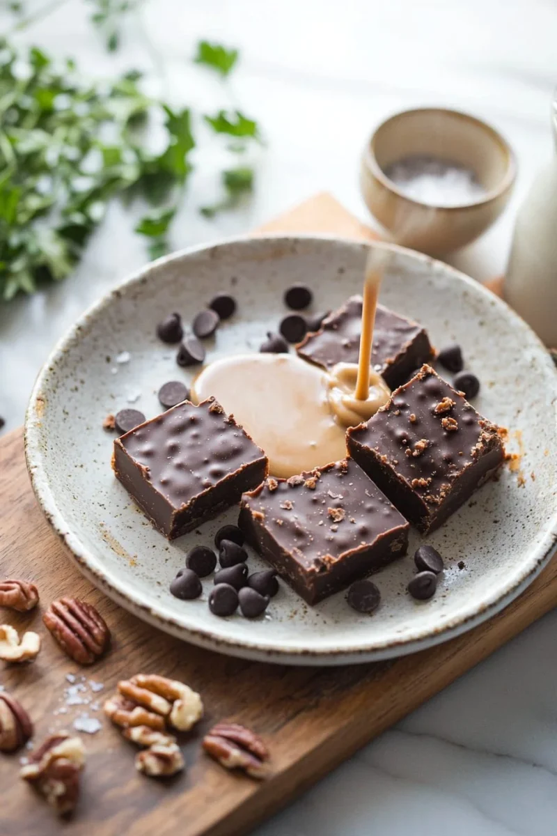 Creamy coffee fudge dessert with rich coffee flavor and smooth texture