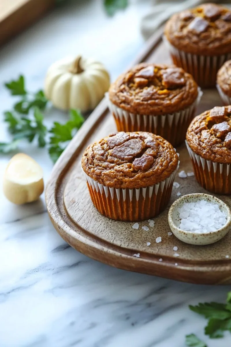 Gluten-free pumpkin muffins freshly baked and ready to enjoy