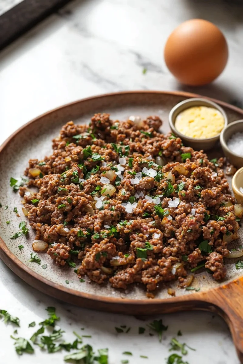 Homemade gyro meat served with pita and toppings