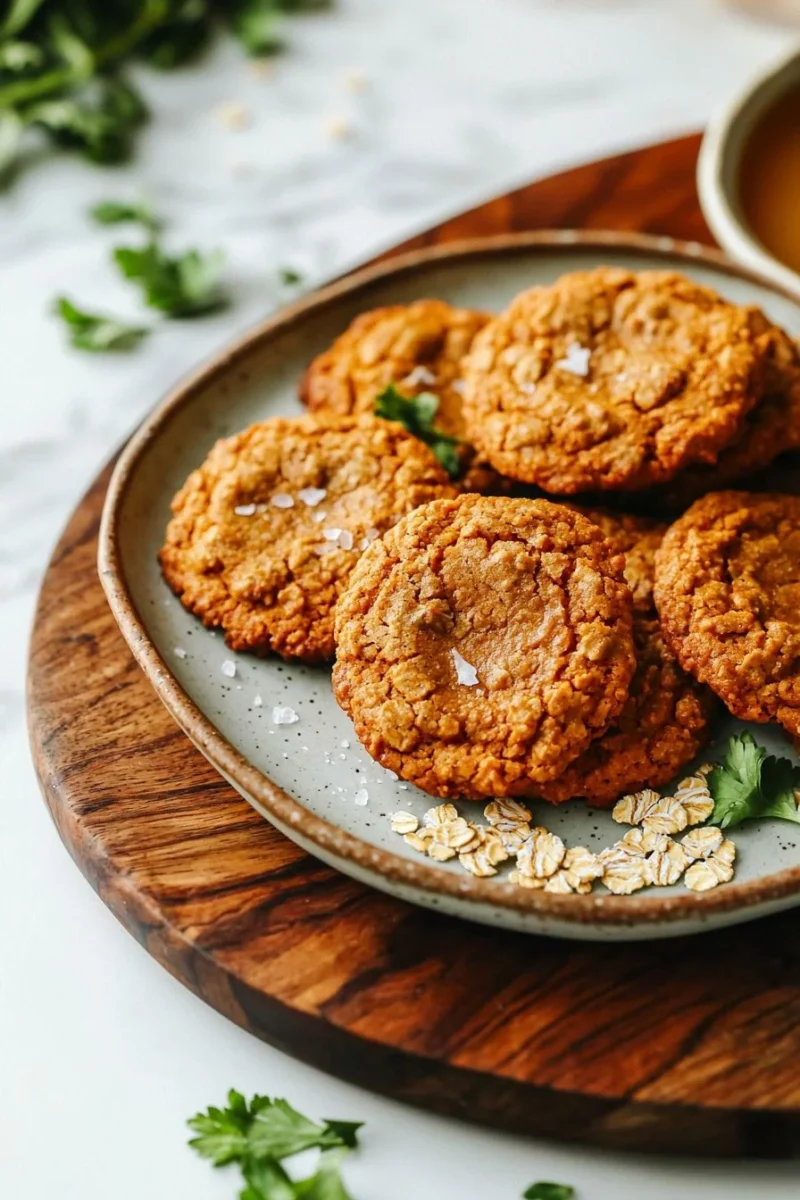 Healthy pumpkin cookies baked with natural ingredients for a nutritious snack